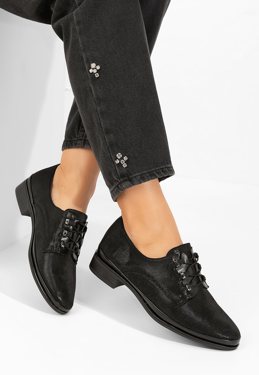 Pantofi casual dama Jeneta negri