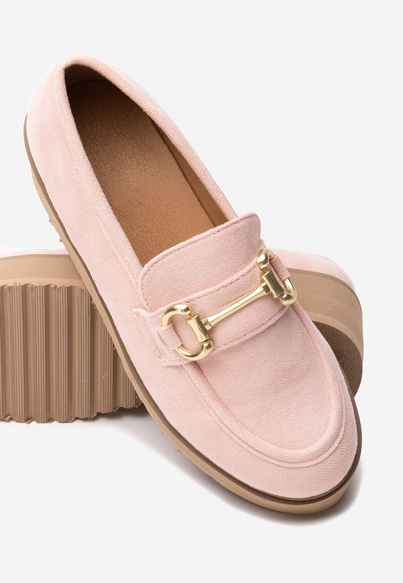 Mocasini cu platforma Leondra V3 roz