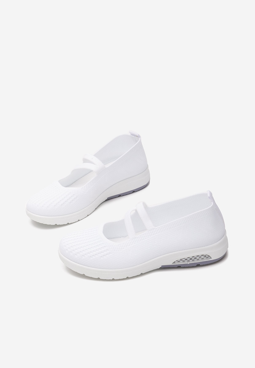 Pantofi casual dama Madelyn albi