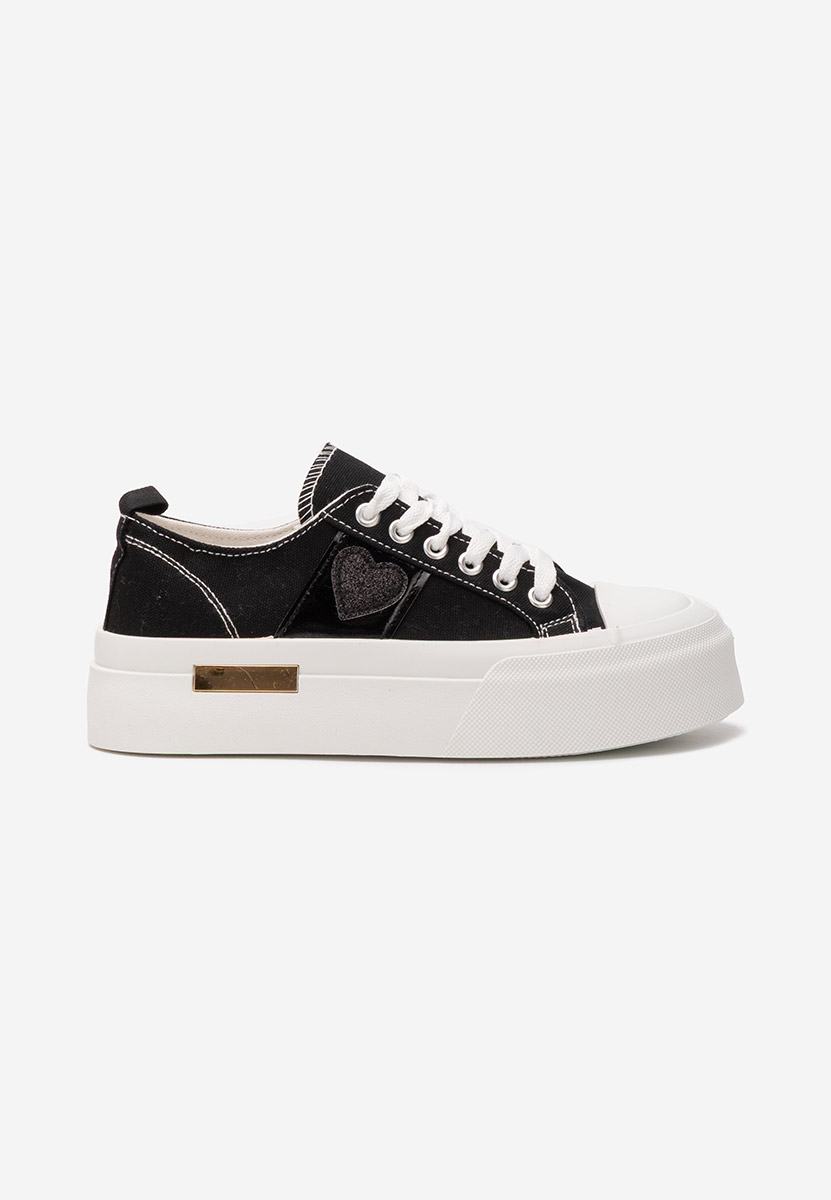 Sneakers cu platformă Anasty negri