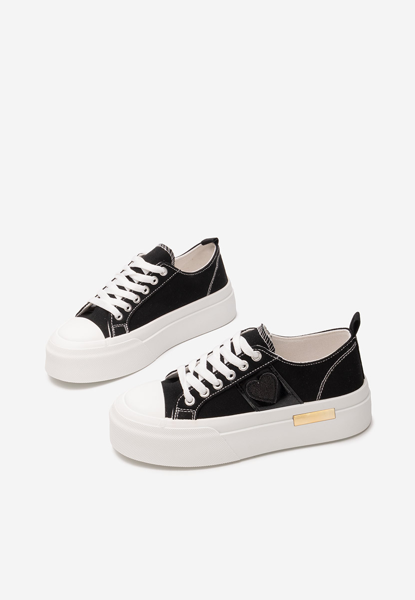 Sneakers cu platformă Anasty negri