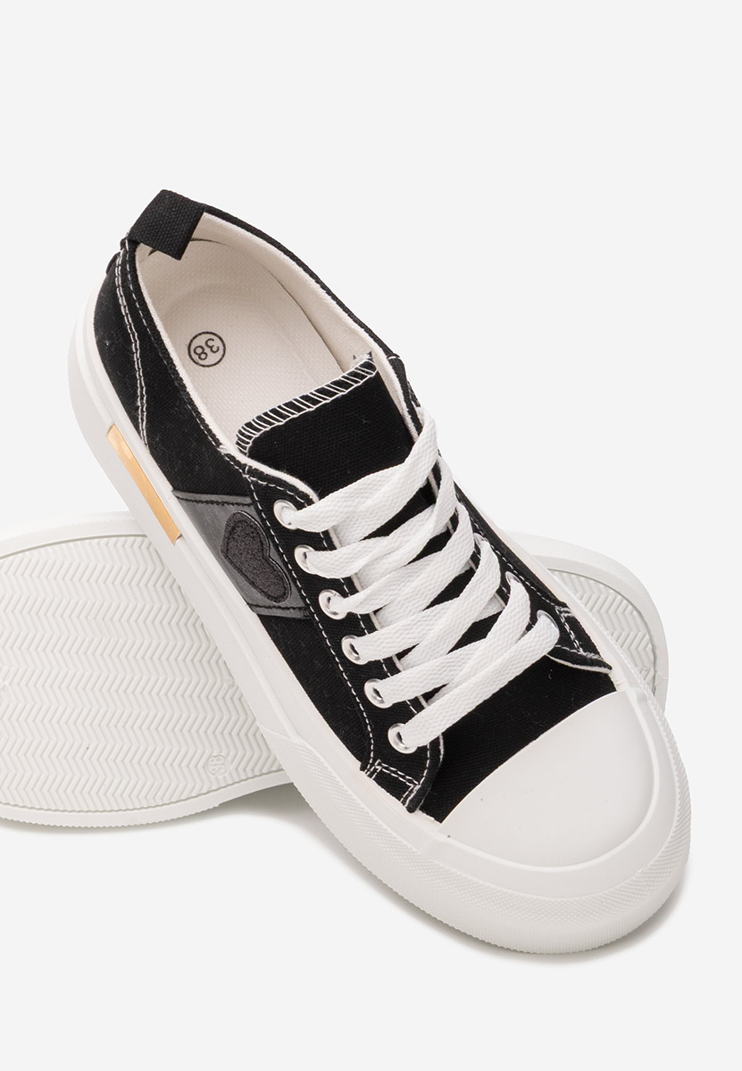 Sneakers cu platformă Anasty negri