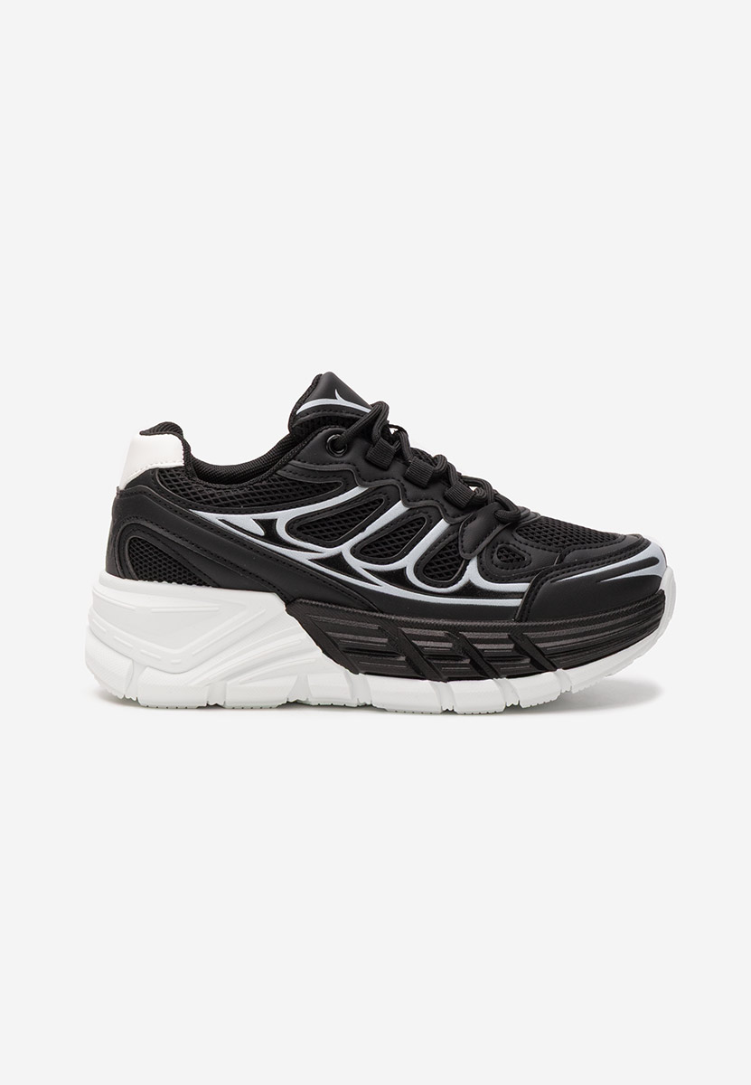 Sneakers cu platforma Amberly negri