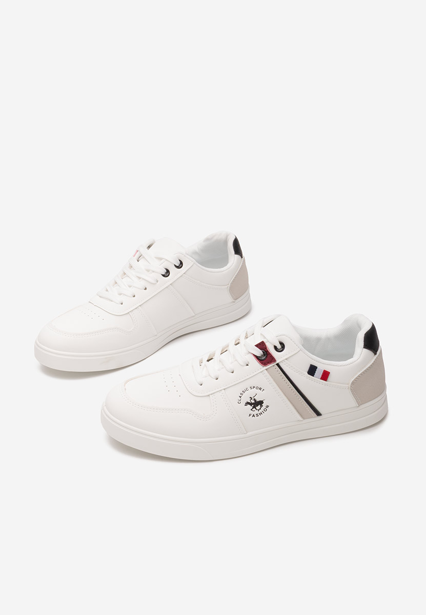 Sneakers barbati Myke albi