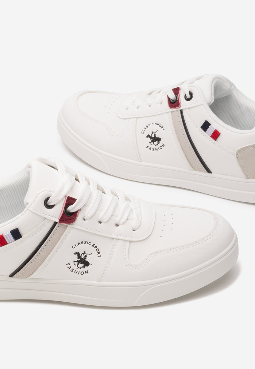 Sneakers barbati Myke albi