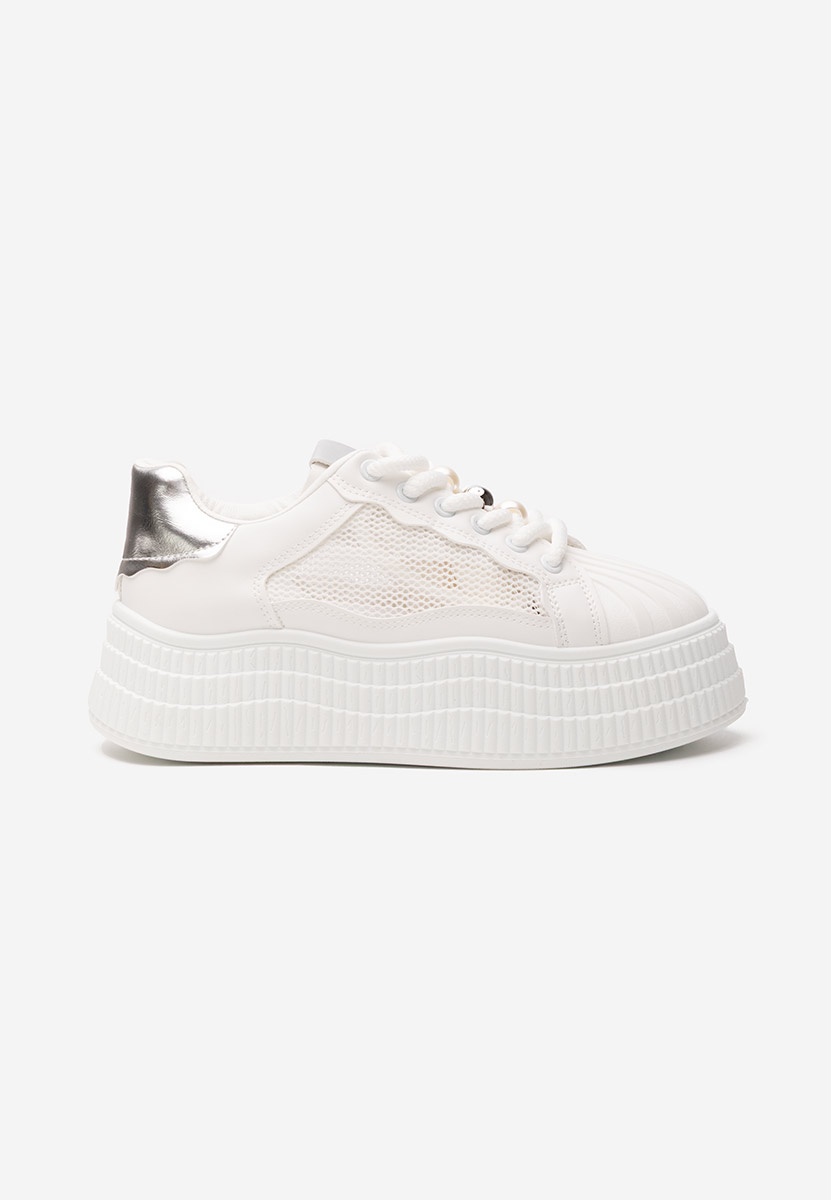 Sneakers cu platformă Particia V2 albi