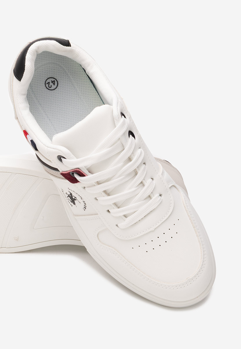 Sneakers barbati Myke albi
