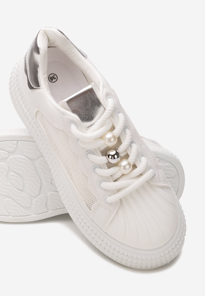 Sneakers cu platformă Particia V2 albi