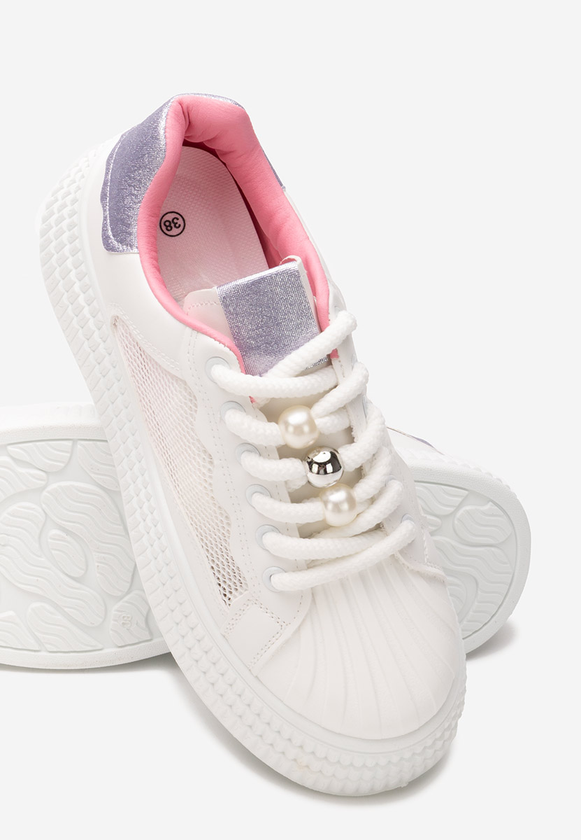 Sneakers cu platformă Particia V3 albi