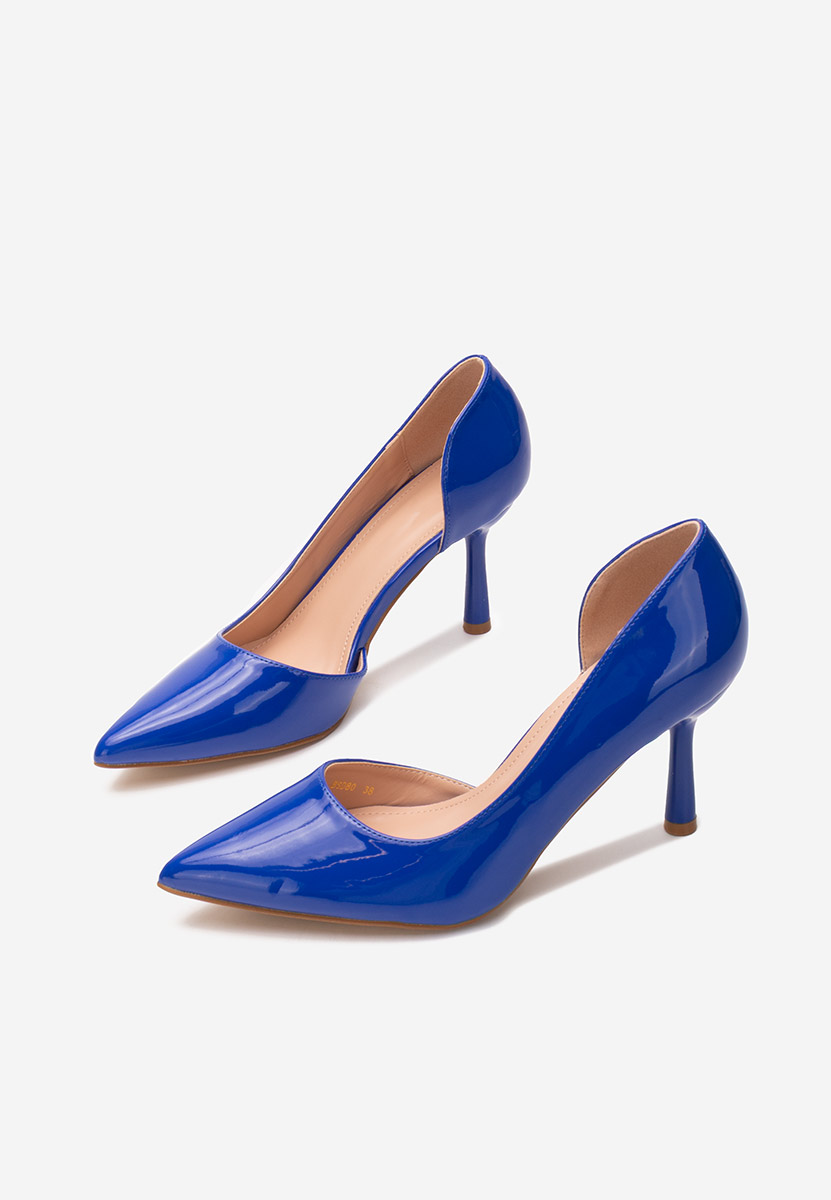 Pantofi stiletto Rannya albastri