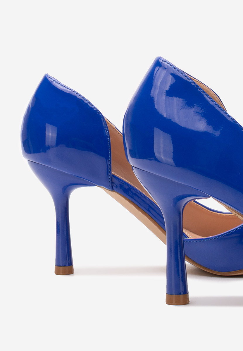 Pantofi stiletto Rannya albastri
