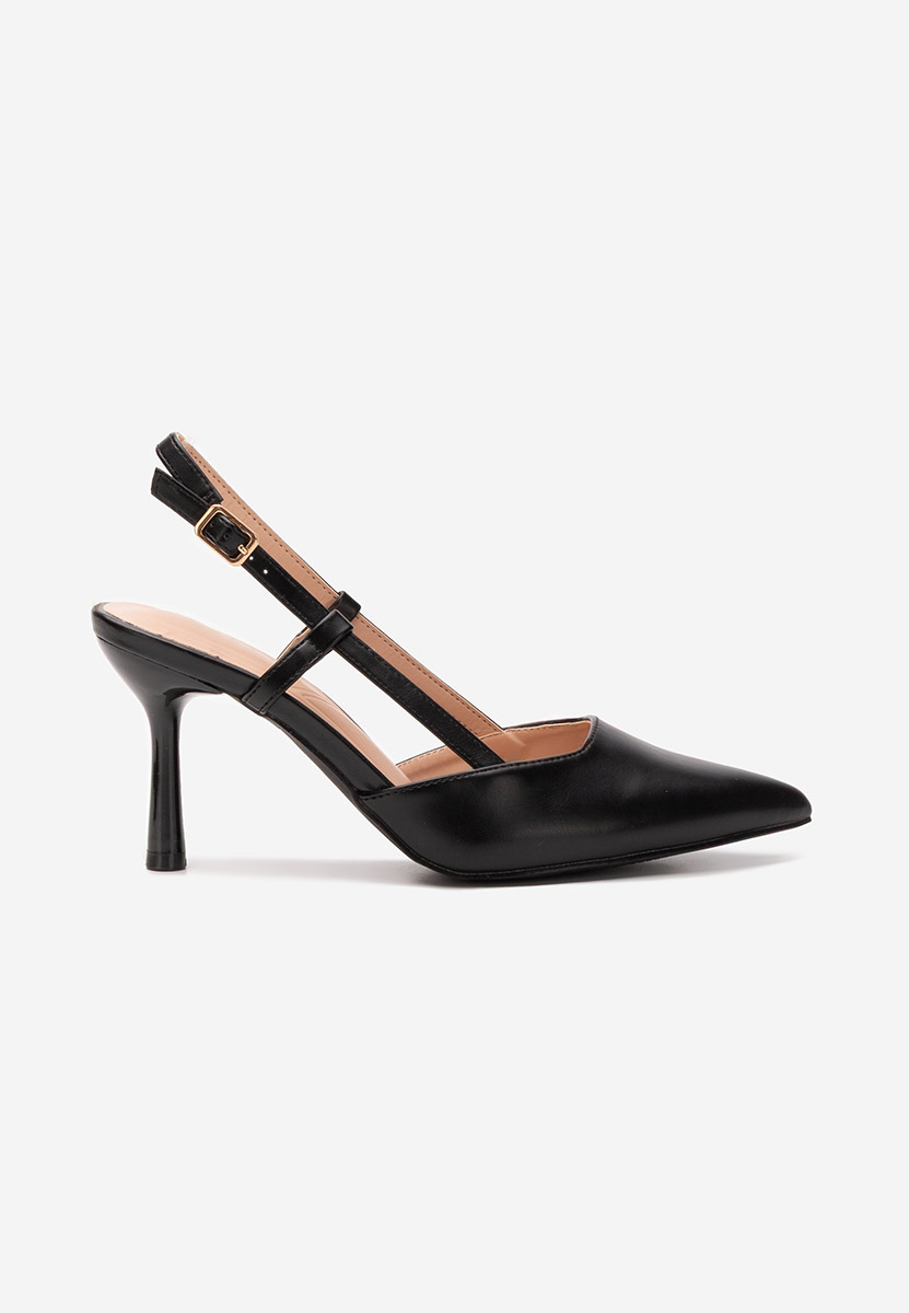 Pantofi slingback Ivva negri