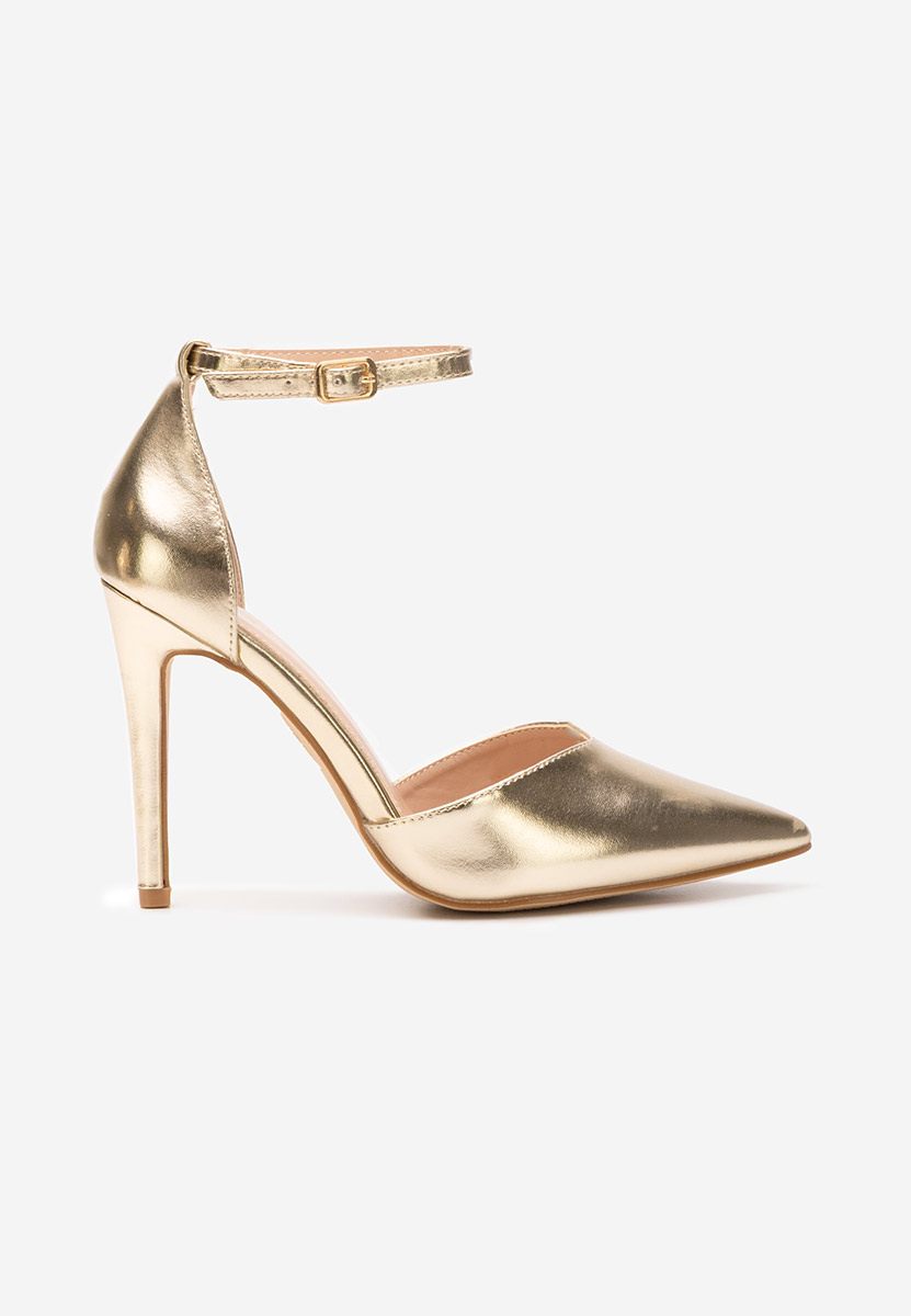 Pantofi cu toc stiletto Jalisa aurii