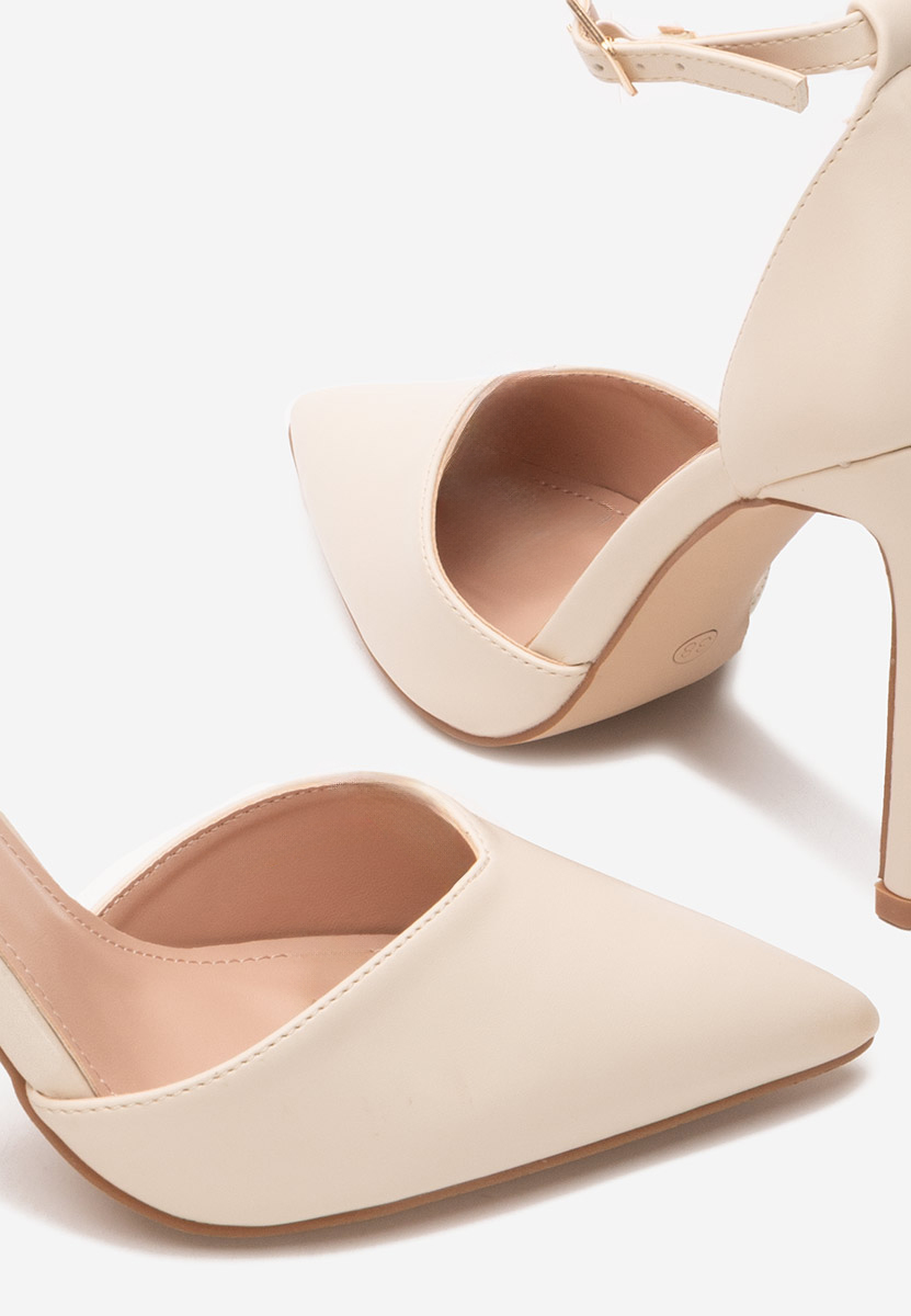 Pantofi cu toc stiletto Jalisa bej