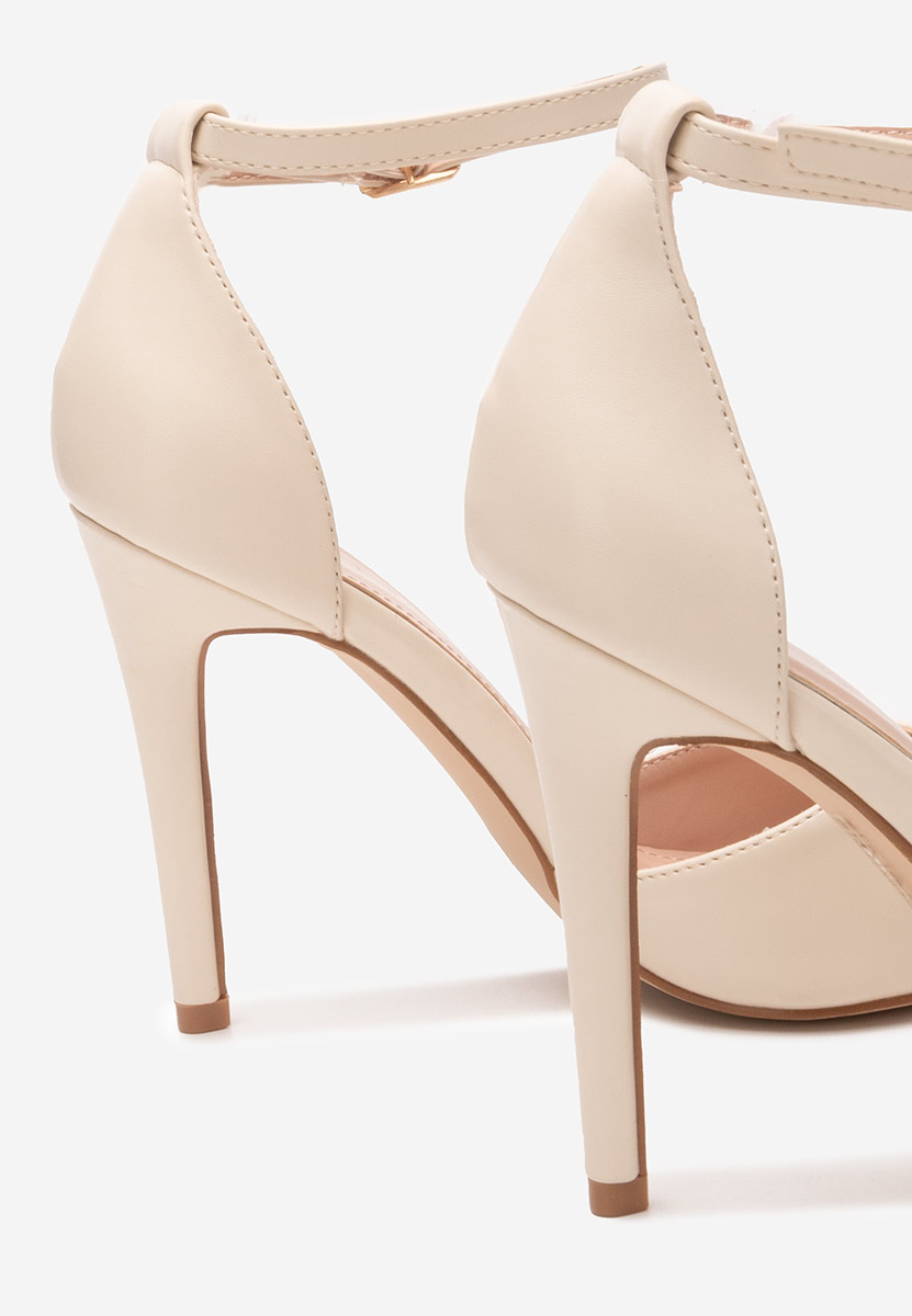 Pantofi cu toc stiletto Jalisa bej