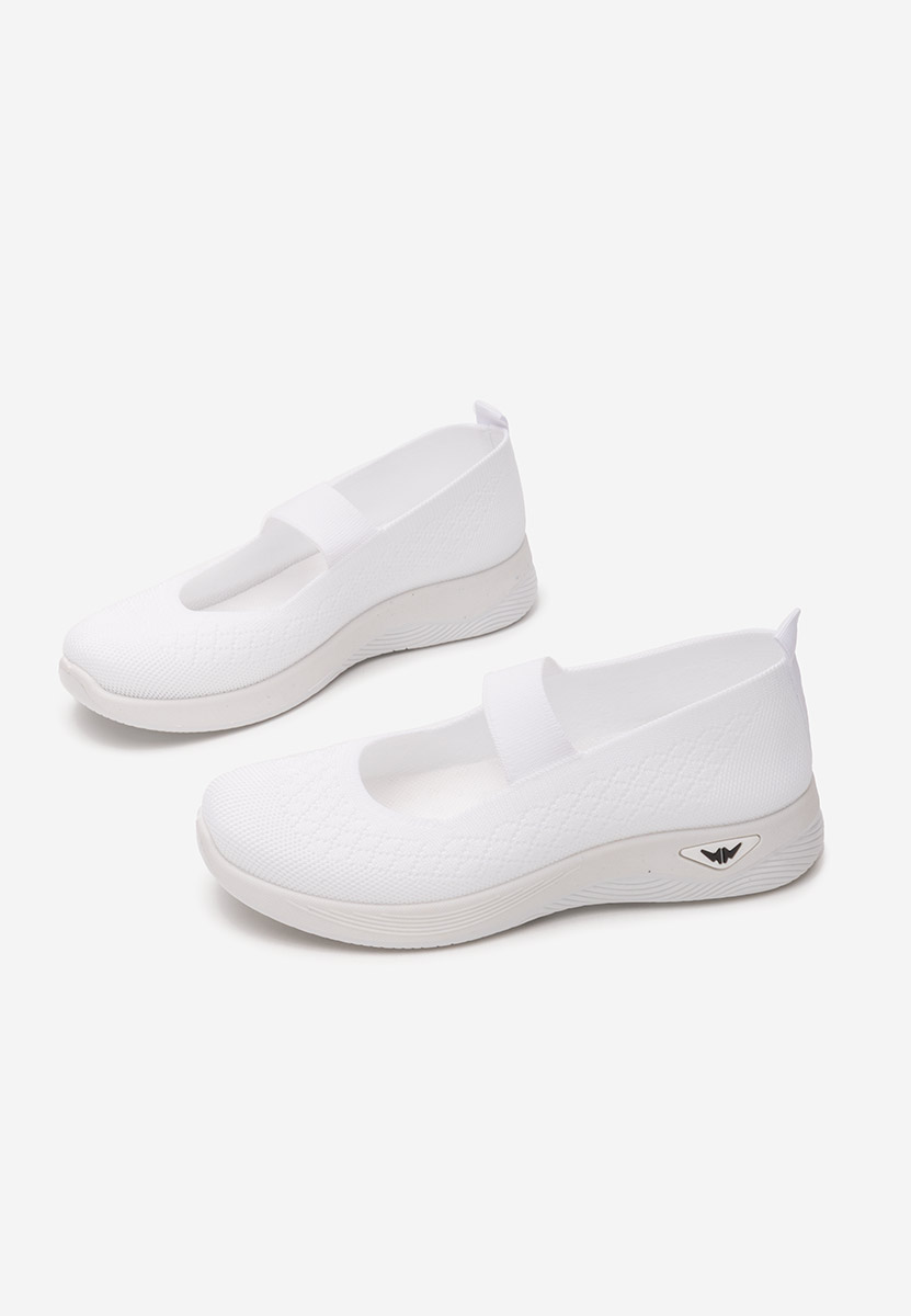 Pantofi casual dama Wonda albi