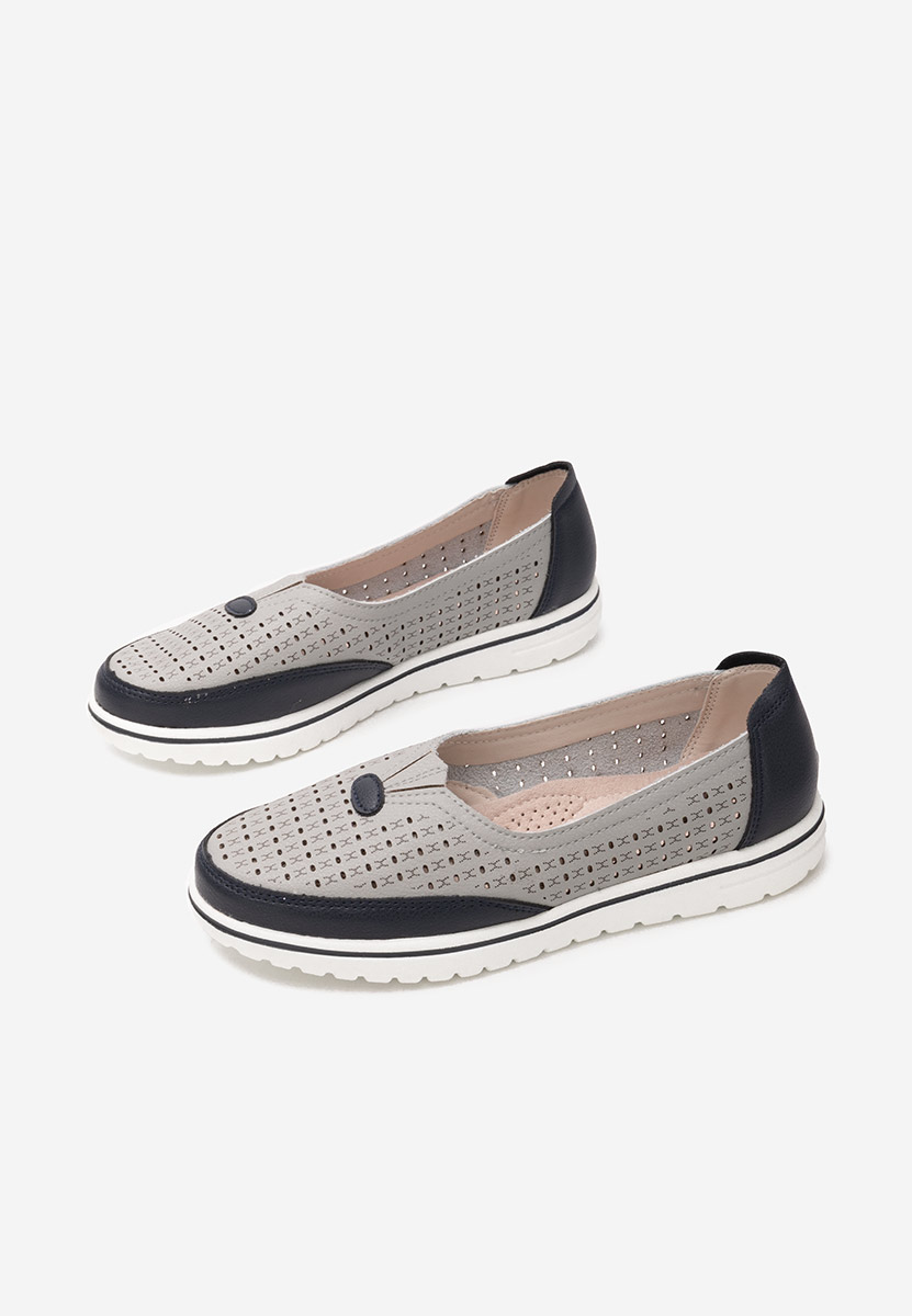 Pantofi casual dama Mistia gri