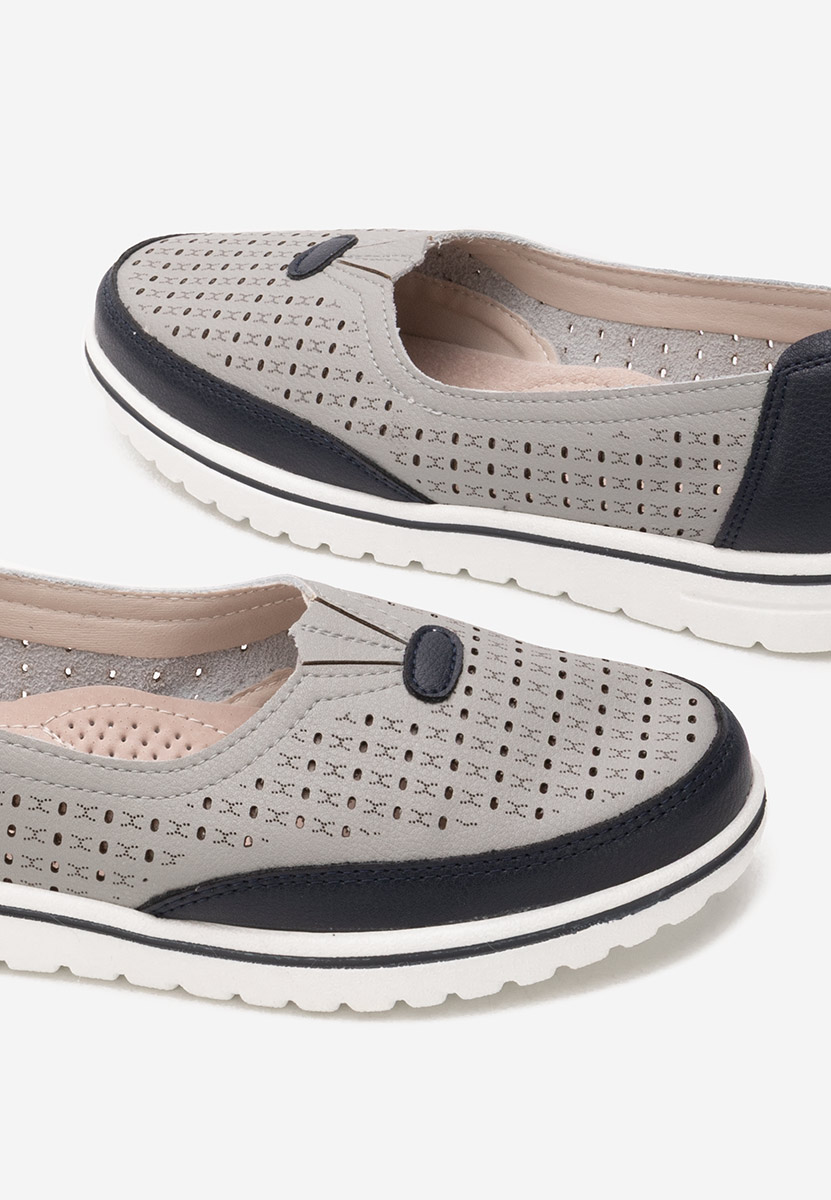 Pantofi casual dama Mistia gri