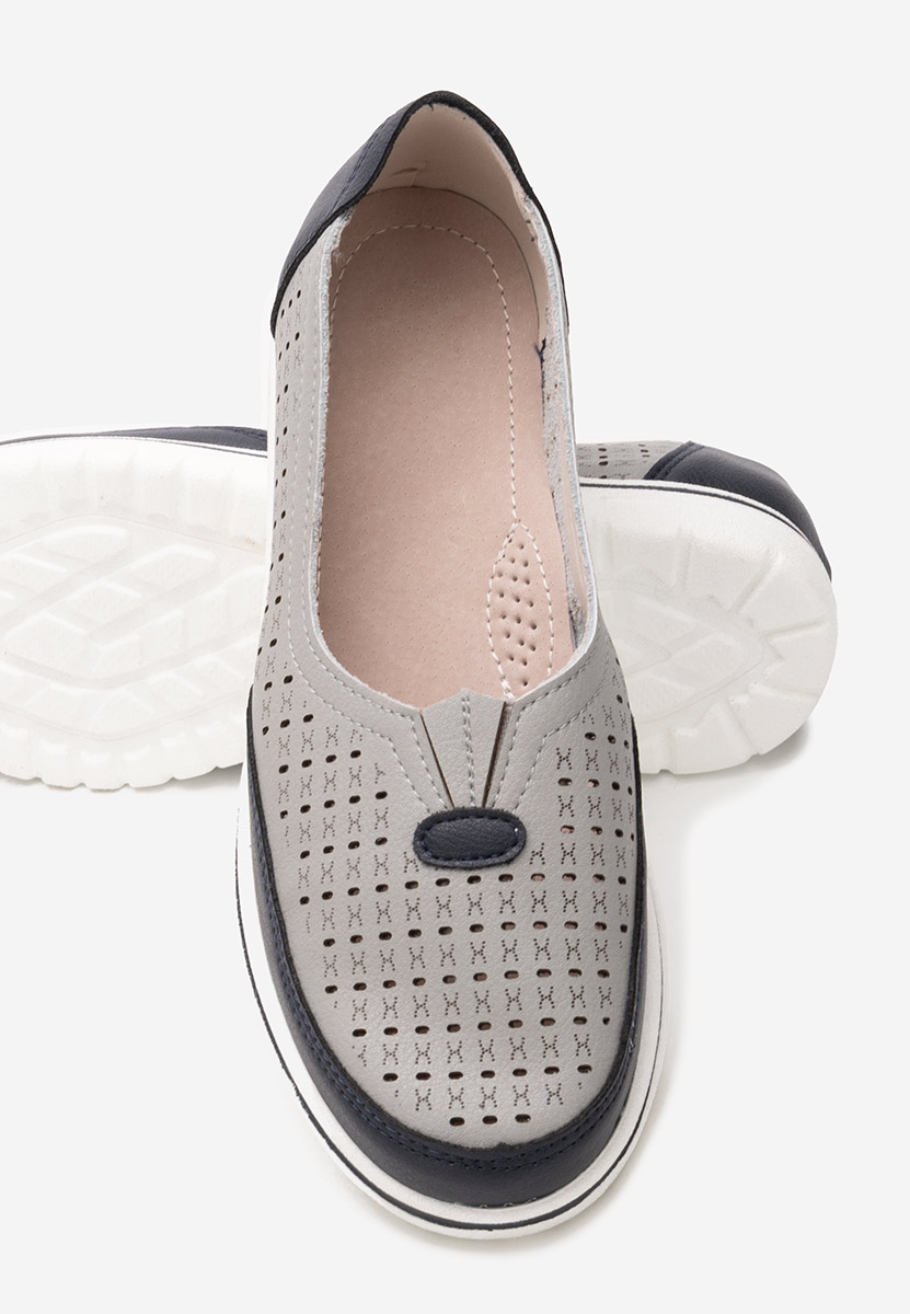 Pantofi casual dama Mistia gri