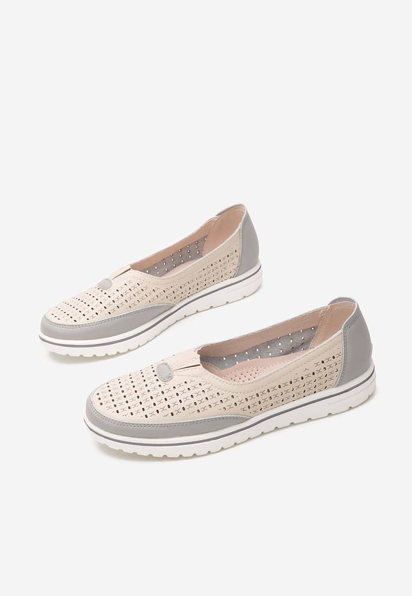 Pantofi casual dama Mistia bej