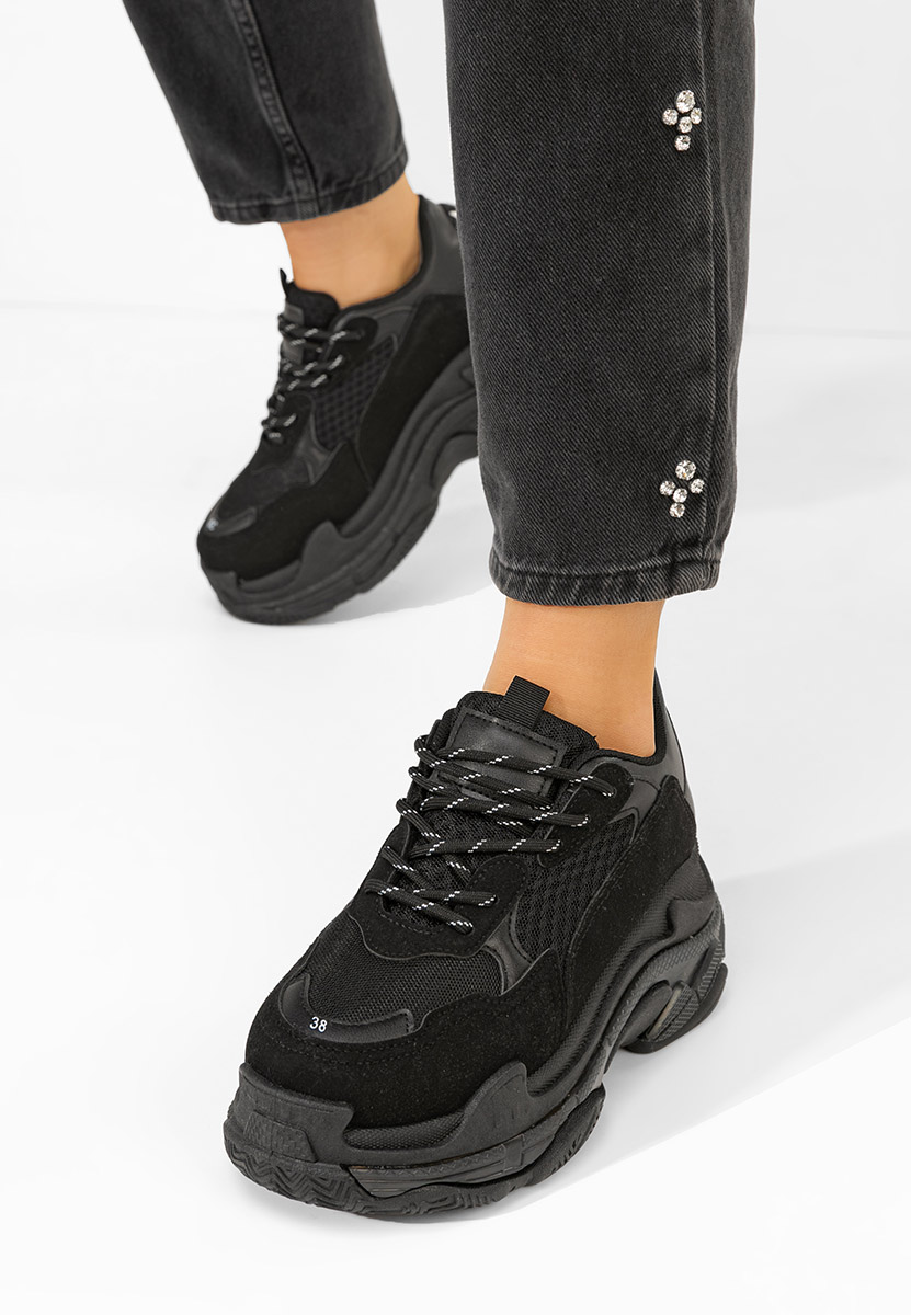 Sneakers cu platformă Sunni negri