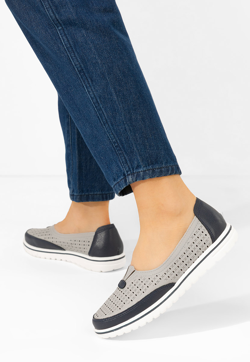 Pantofi casual dama Mistia gri