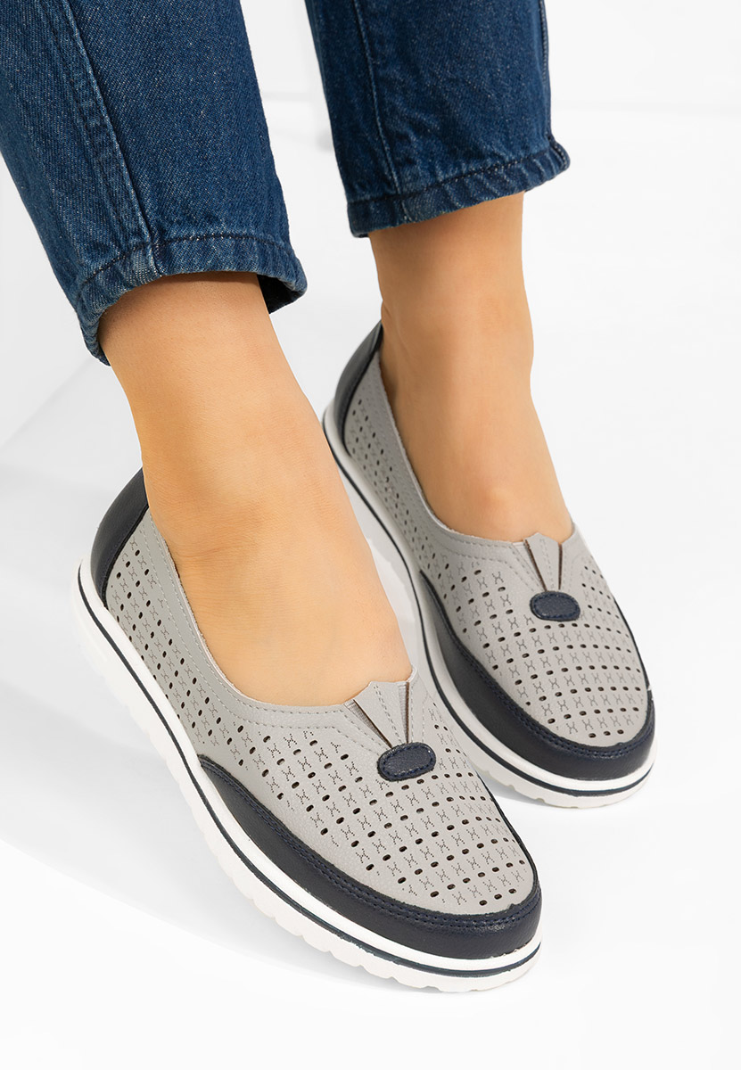 Pantofi casual dama Mistia gri