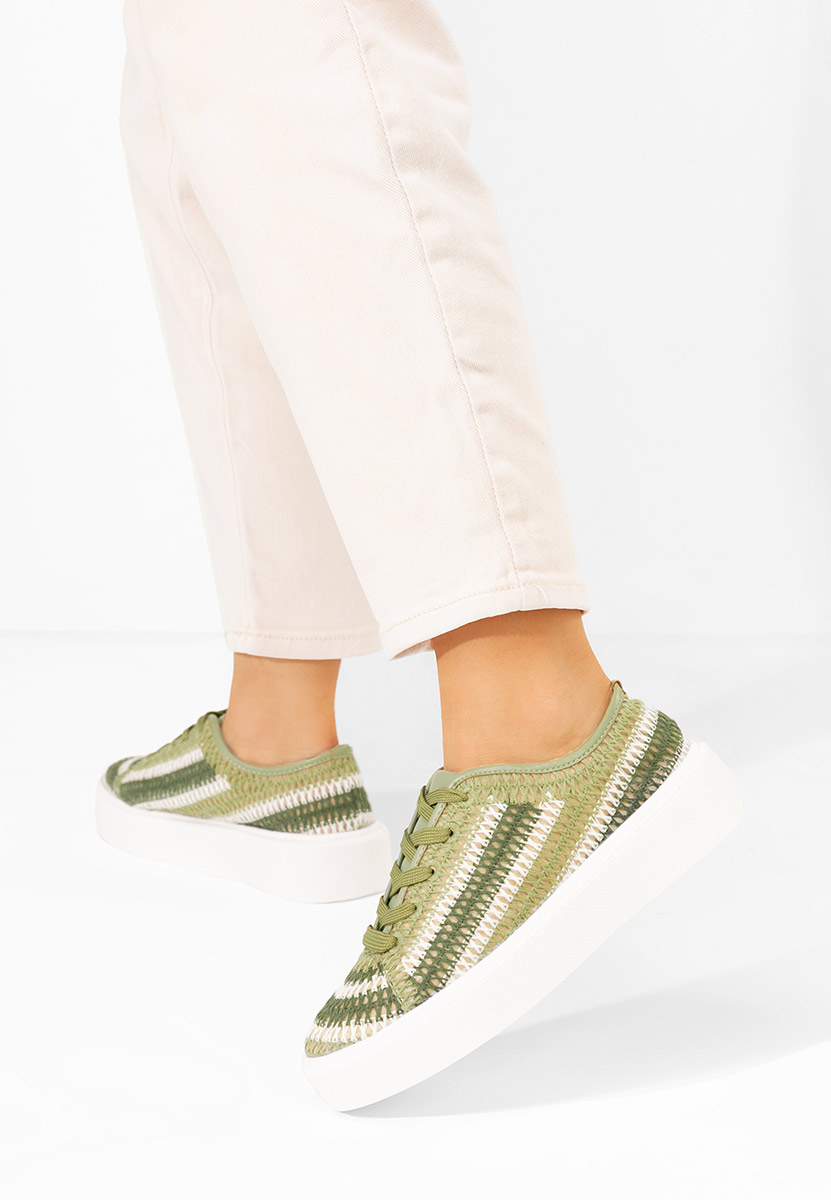 Sneakers dama Tamysa verzi Sneakers dama Tamysa verzi