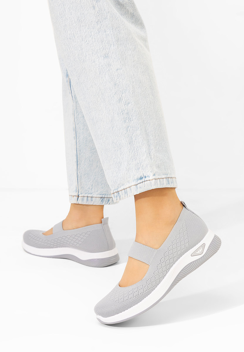 Pantofi casual dama Wonda gri
