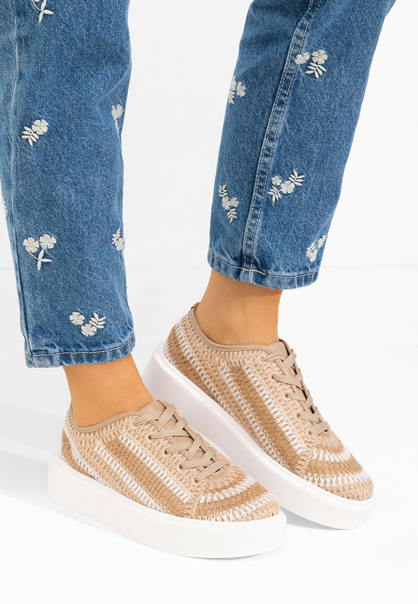Sneakers dama Tamysa bej Sneakers dama Tamysa bej