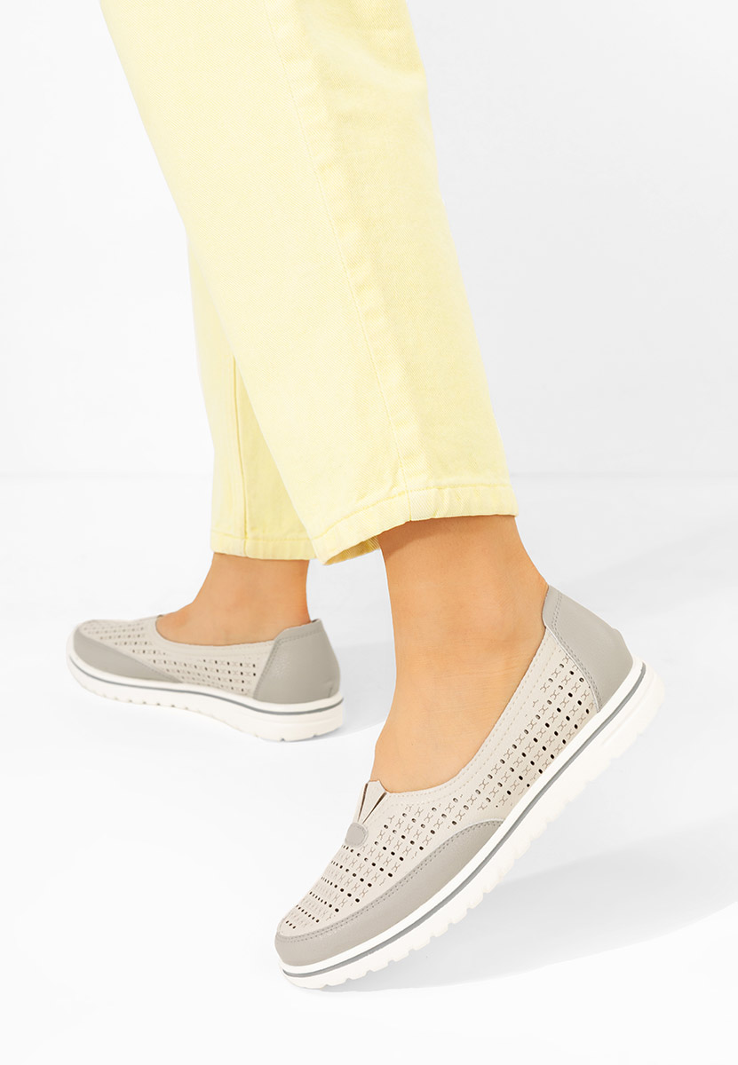 Pantofi casual dama Mistia bej