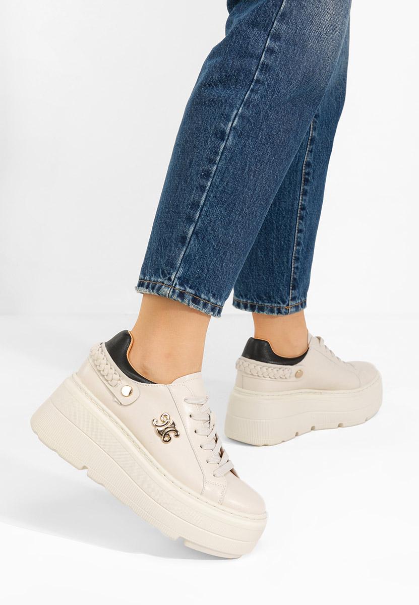 Sneakers cu platformă Blanch bej