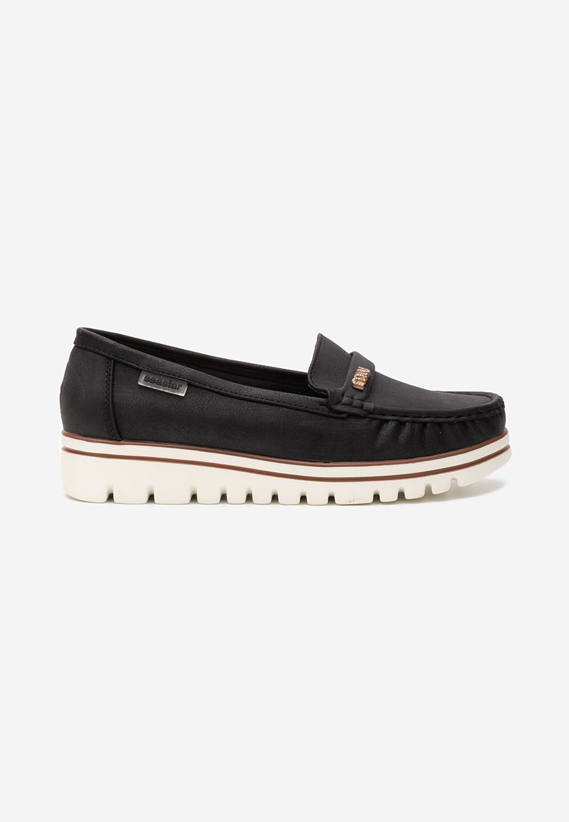 Mocasini dama Manise V6 negri