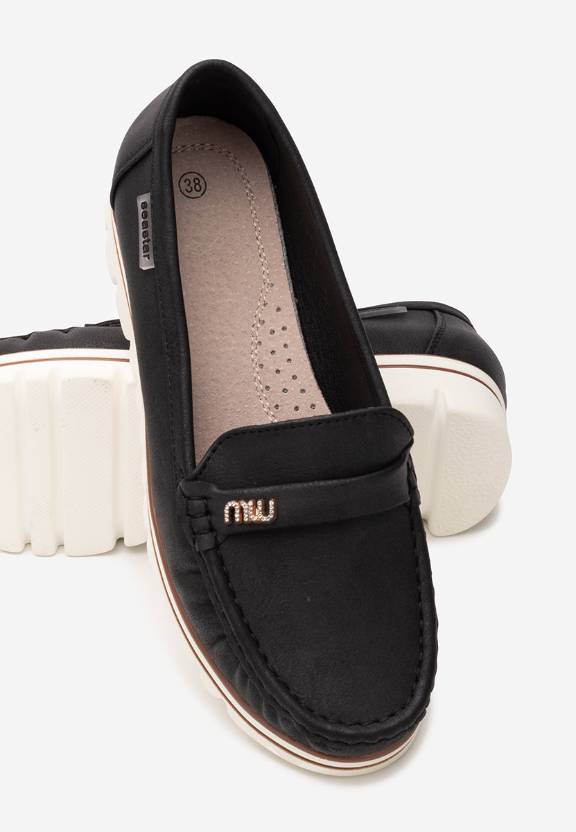 Mocasini dama Manise V6 negri
