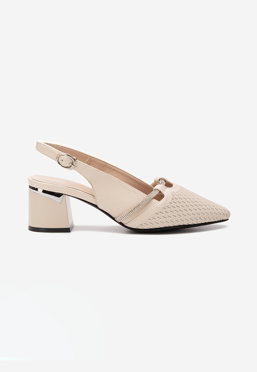Pantofi slingback Radiancia bej