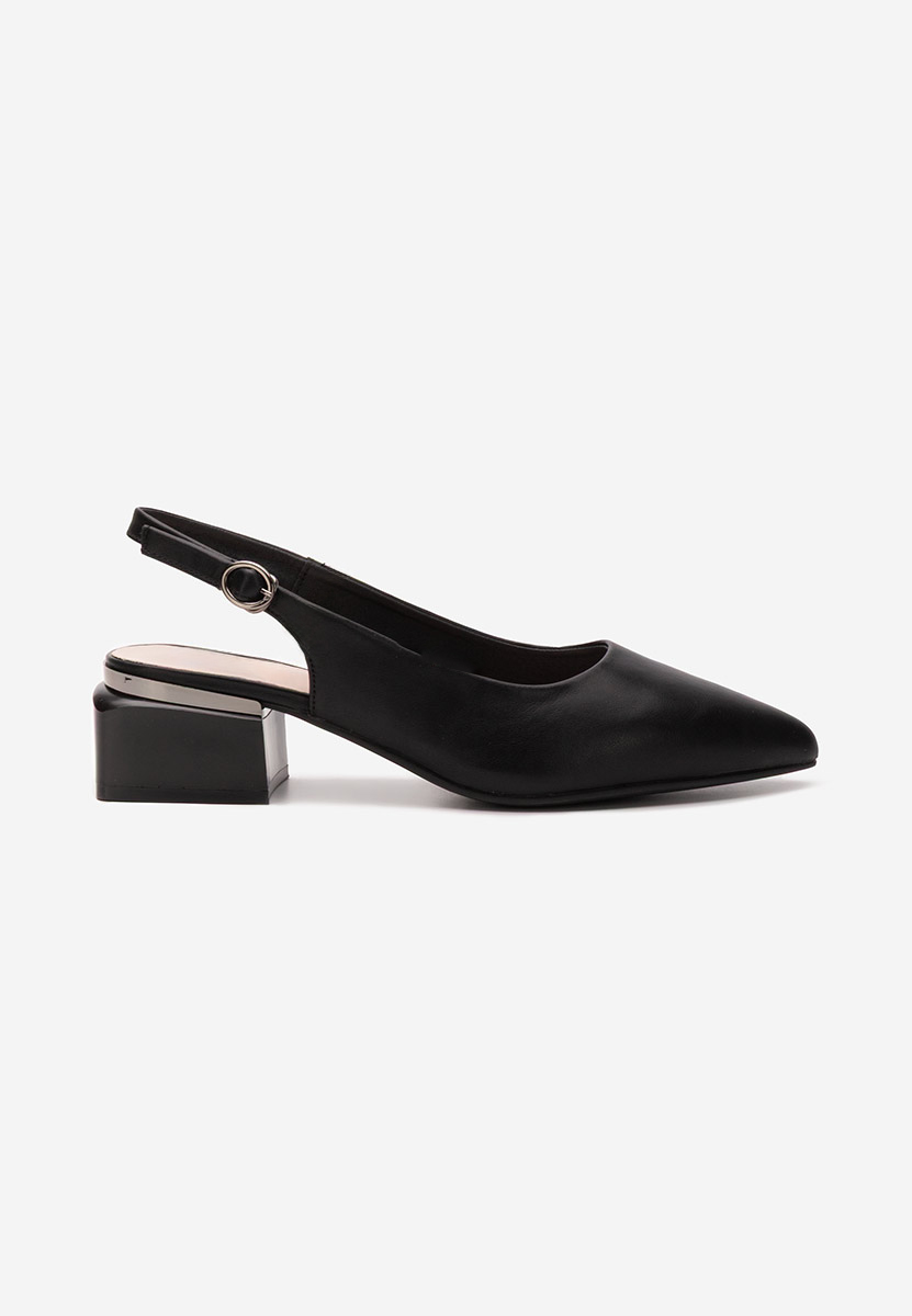 Pantofi slingback Glayda negri