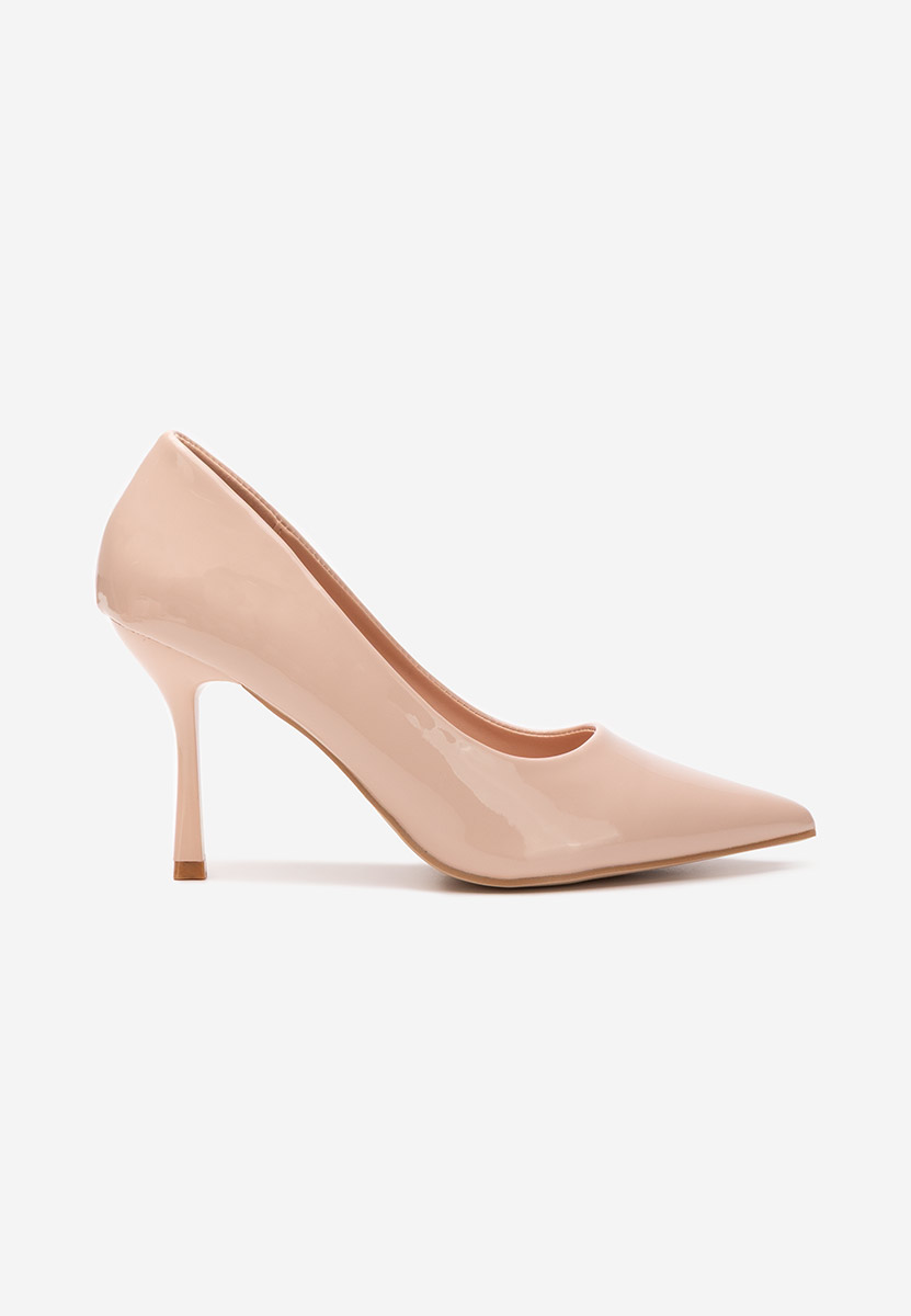 Pantofi stiletto Clia nude