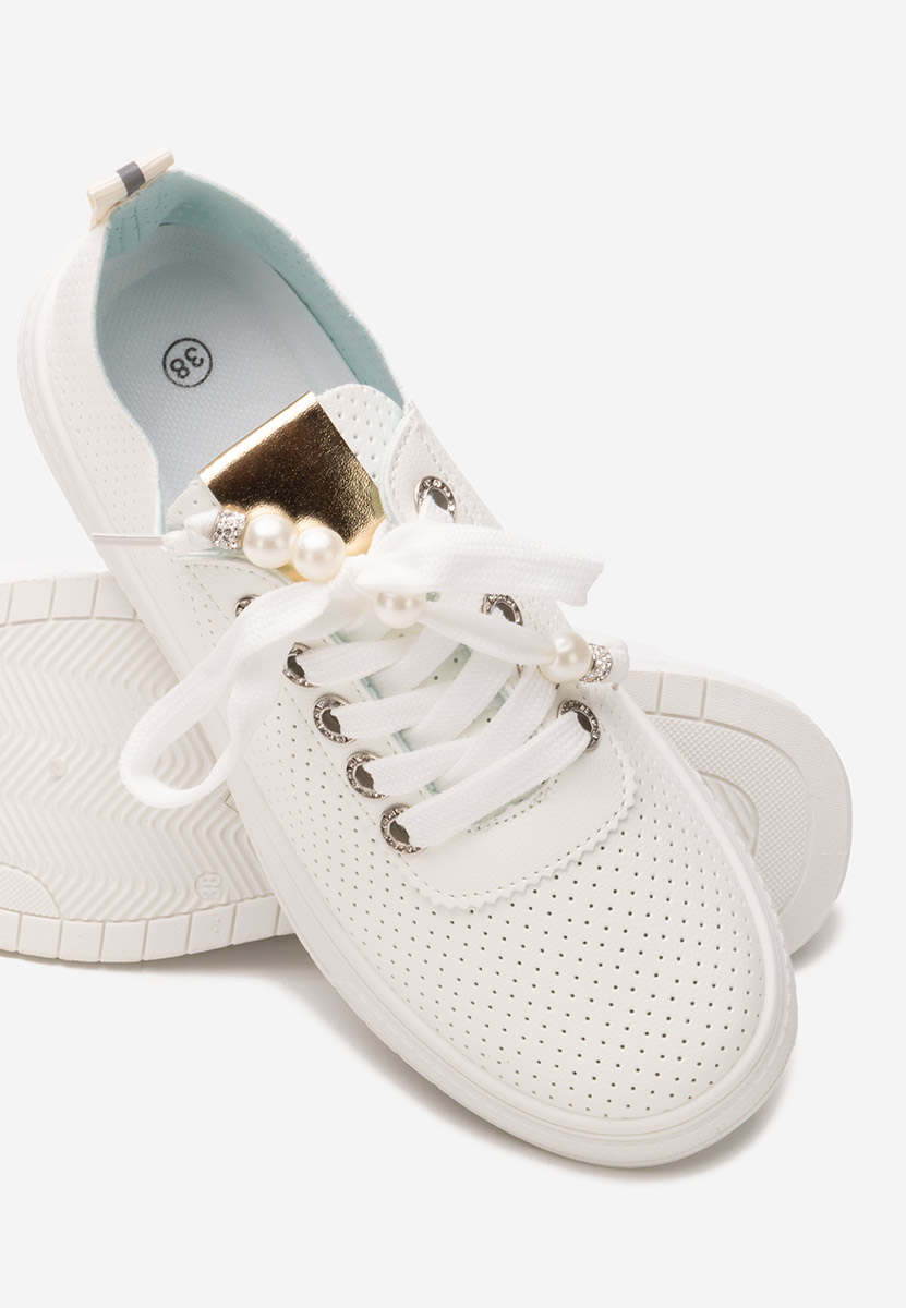 Sneakers dama Candysa V5 albi
