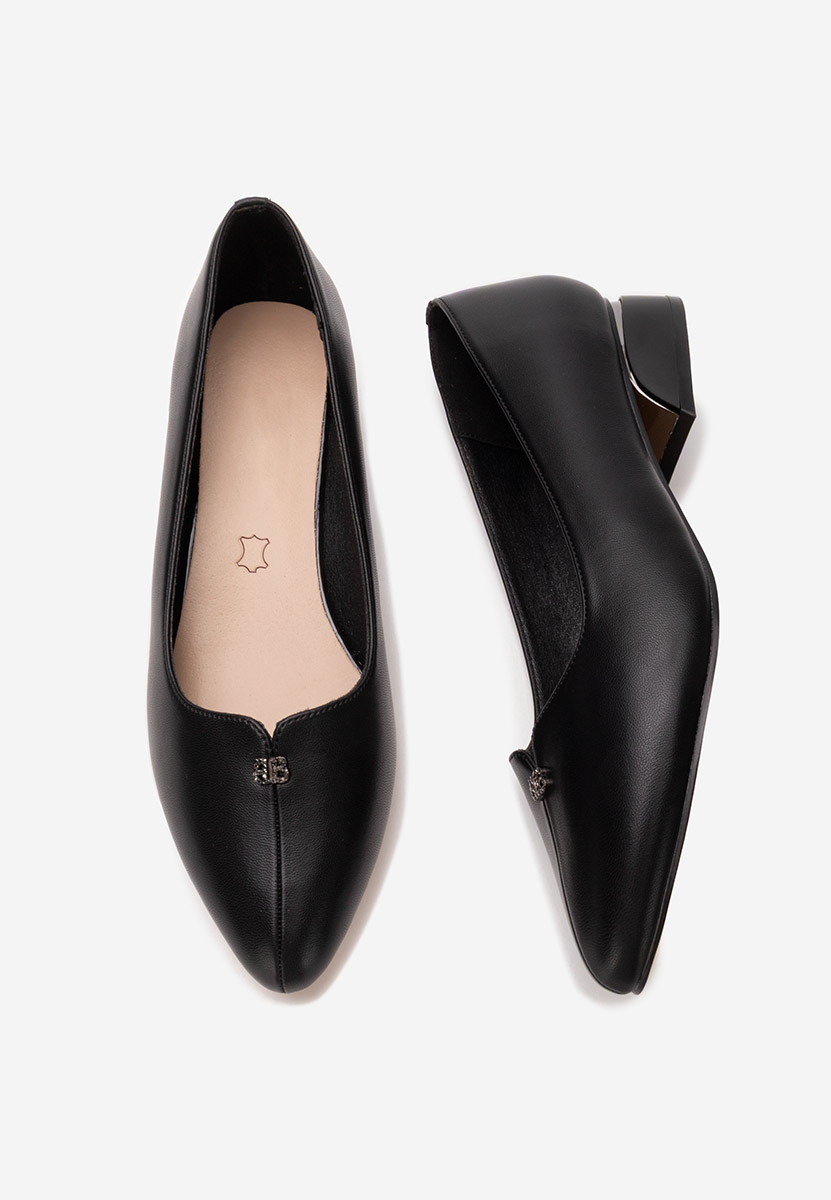 Pantofi cu toc mic Tillie V2 negri