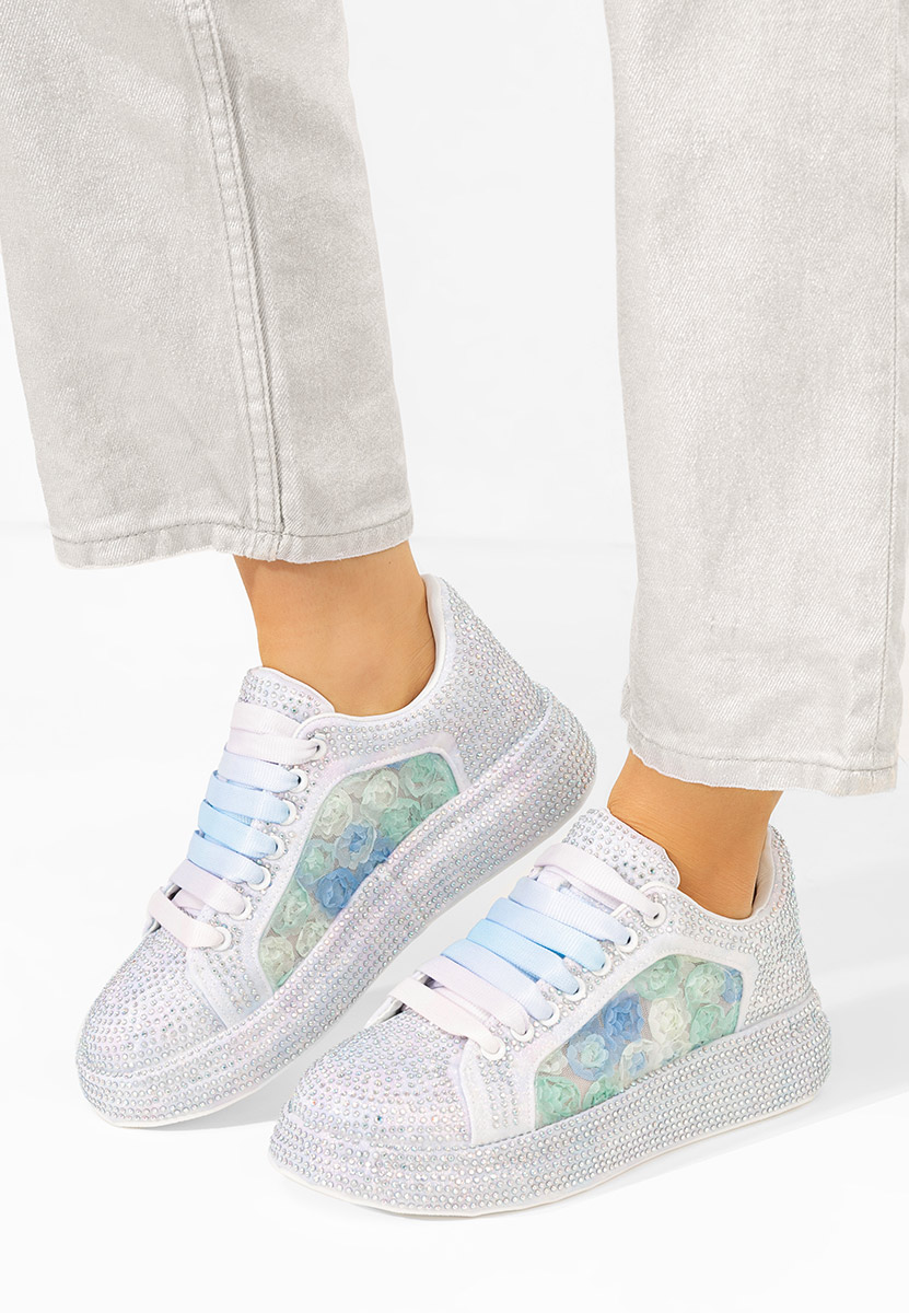Sneakers dama Florri albi