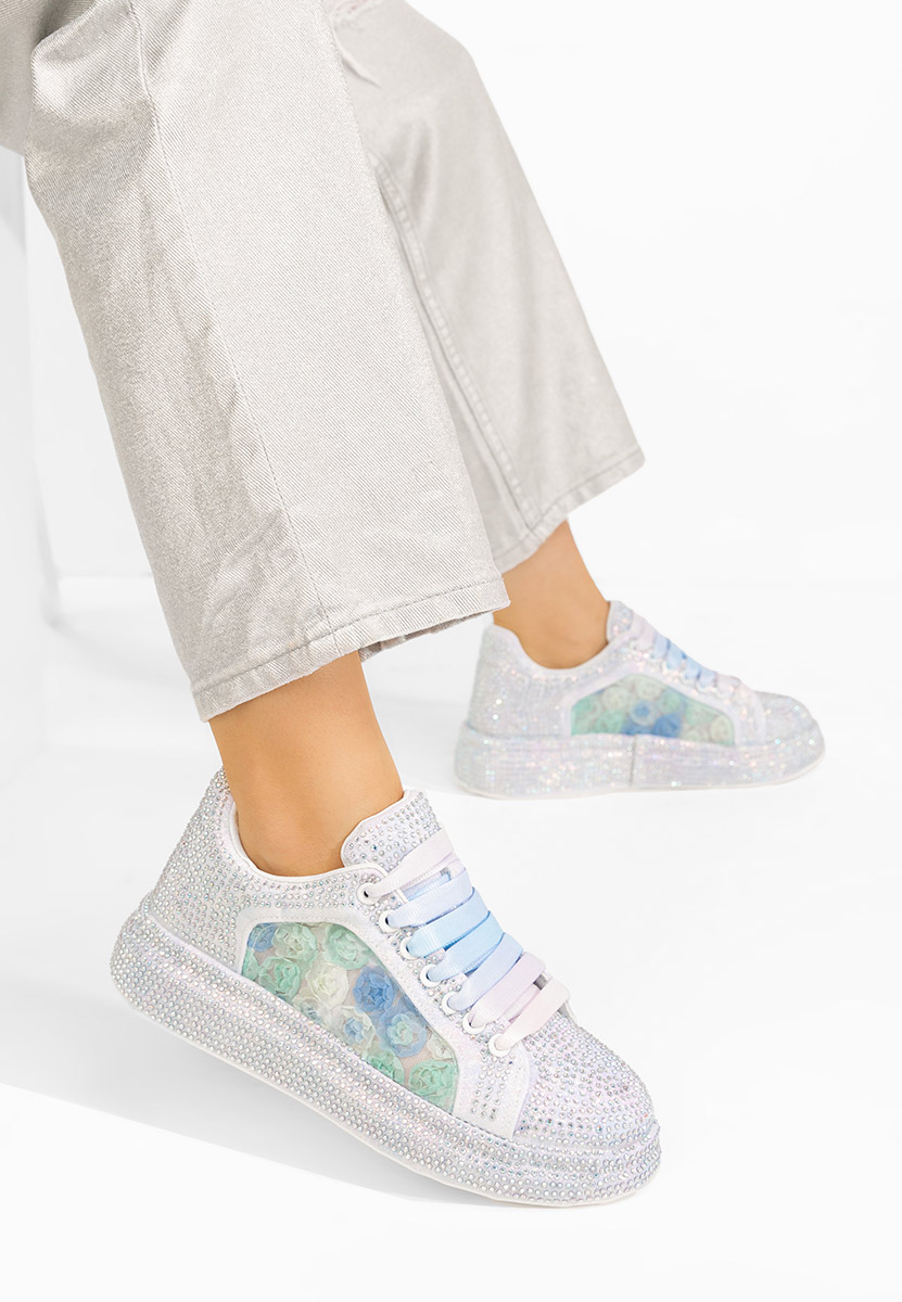 Sneakers dama Florri albi