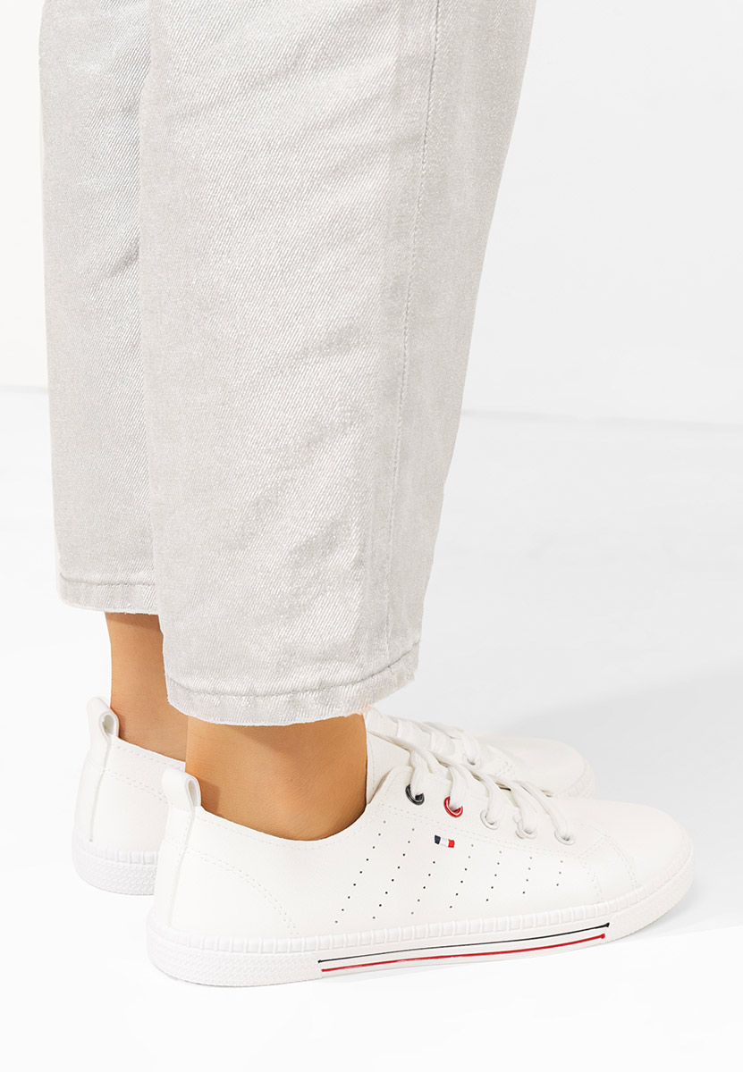 Pantofi casual damă Debbra albi