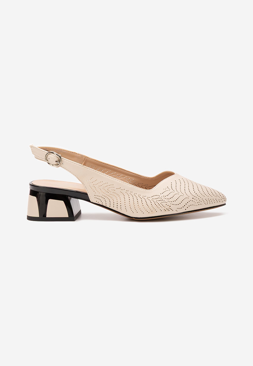 Pantofi slingback Rahela bej