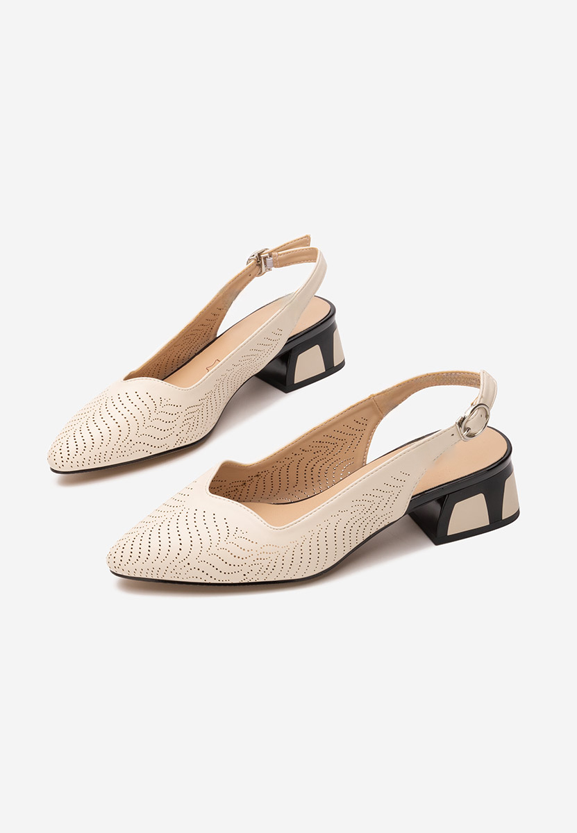 Pantofi slingback Rahela bej