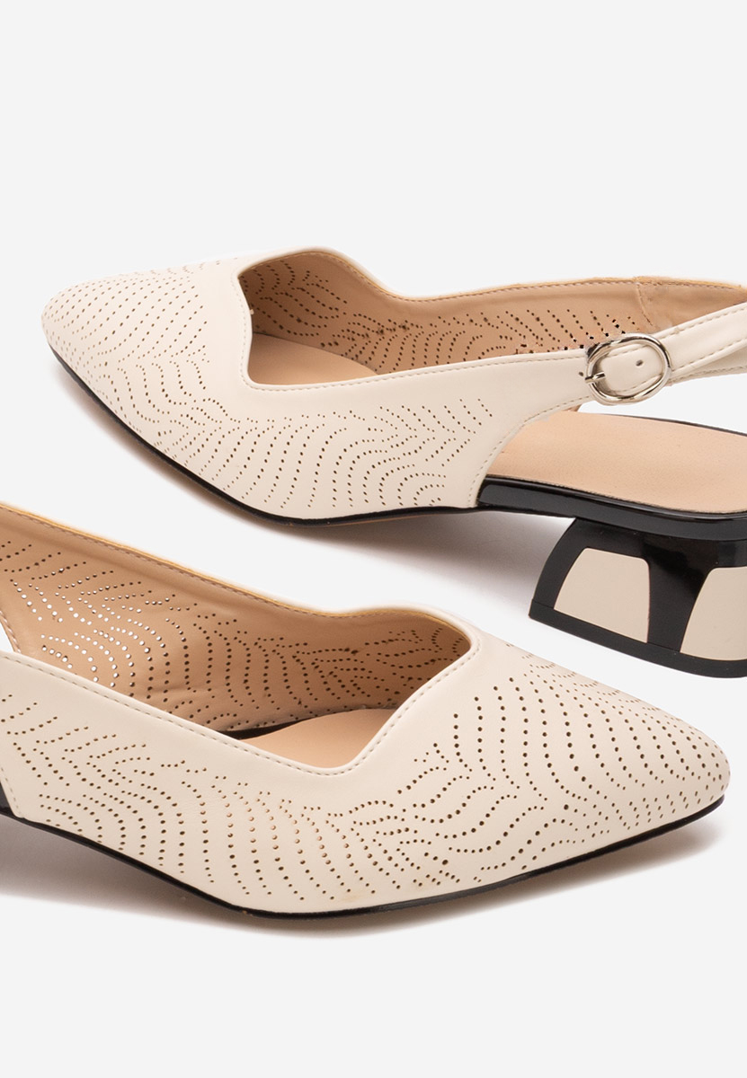 Pantofi slingback Rahela bej
