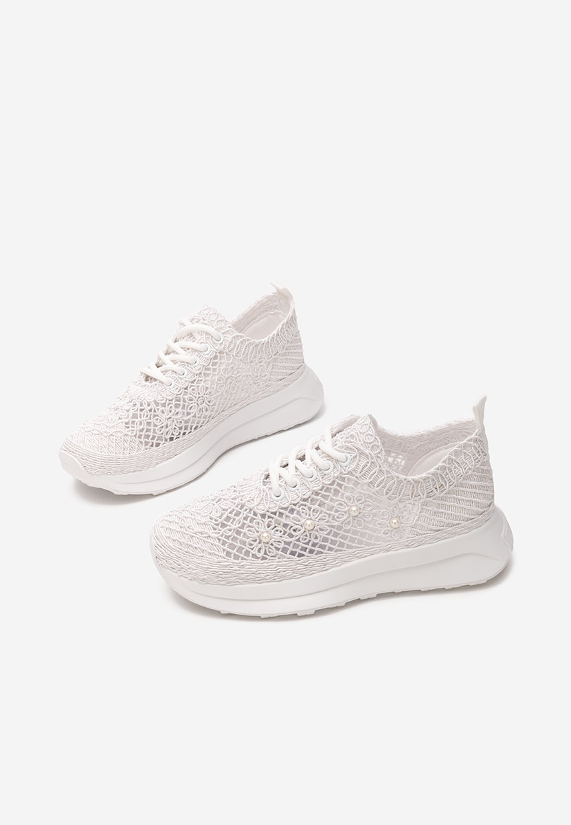Sneakers dama Lavinya albi