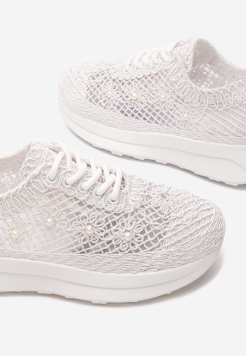 Sneakers dama Lavinya albi