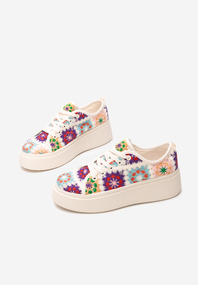 Sneakers cu platformă Maricruz multicolori