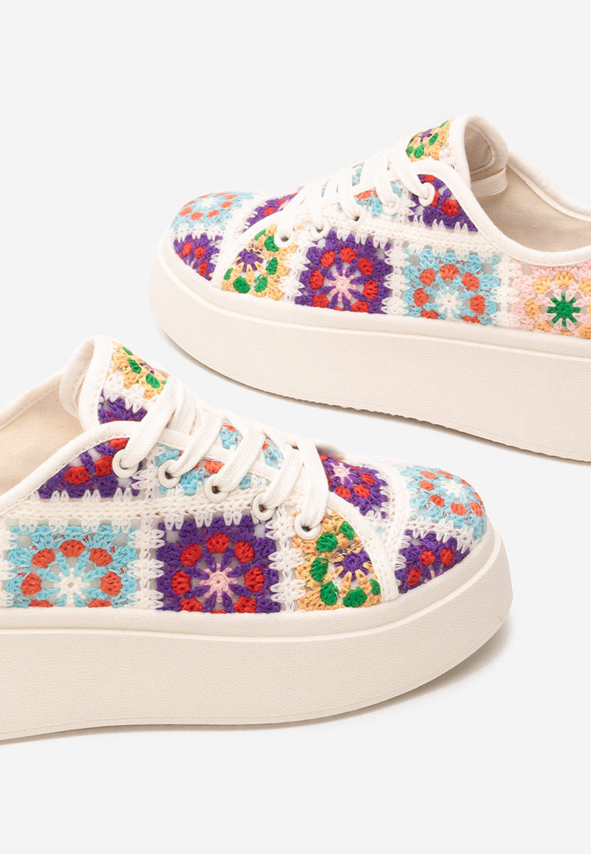 Sneakers cu platformă Maricruz multicolori