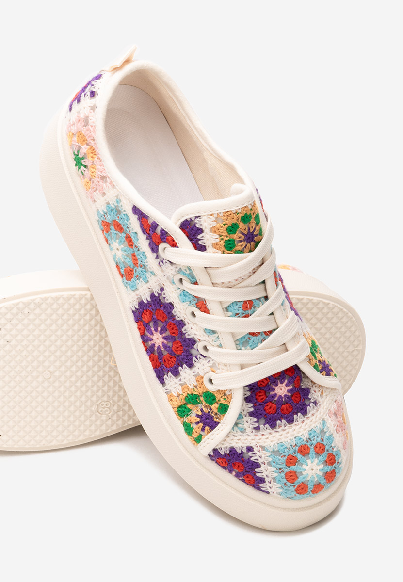 Sneakers cu platformă Maricruz multicolori